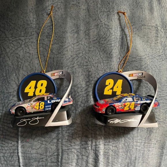 NASCAR Other - NASCAR miniature car Christmas ornaments #48 Jimmie Johnson #24 Jeff Gordon